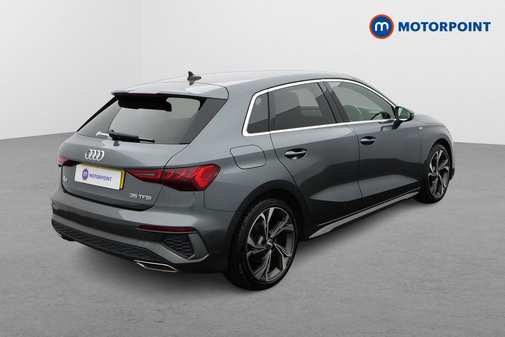 Audi A3 S Line Manual Petrol Hatchback - Stock Number (1648774) - Drivers side rear corner