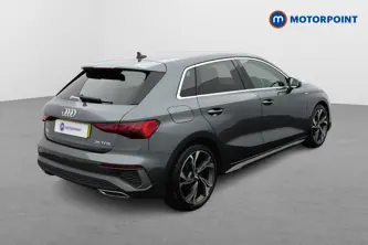 Audi A3 S Line Manual Petrol Hatchback - Stock Number (1648774) - Drivers side rear corner