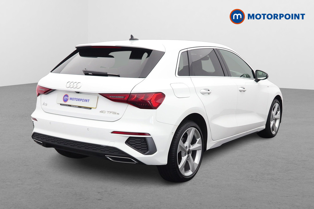Audi A3 S Line Automatic Petrol Plug-In Hybrid Hatchback - Stock Number (1652583) - Drivers side rear corner