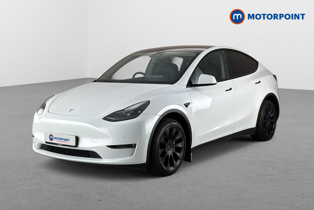 Tesla Model Y Long Range Automatic Electric SUV - Stock Number (1663831) - Passenger side front corner