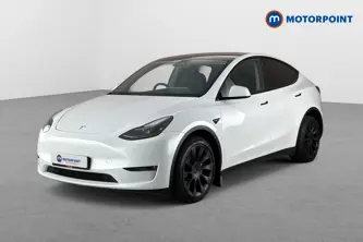 Tesla Model Y Long Range Automatic Electric SUV - Stock Number (1663831) - Passenger side front corner