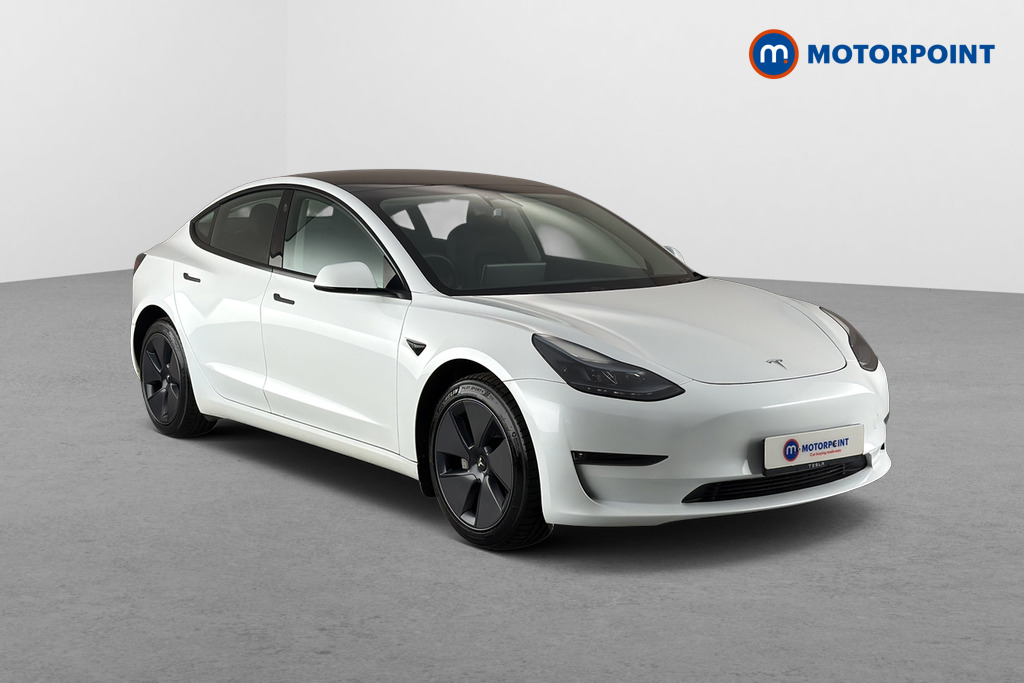 Tesla Model 3 Long Range Automatic Electric Saloon - Stock Number (1665456) - Drivers side front corner