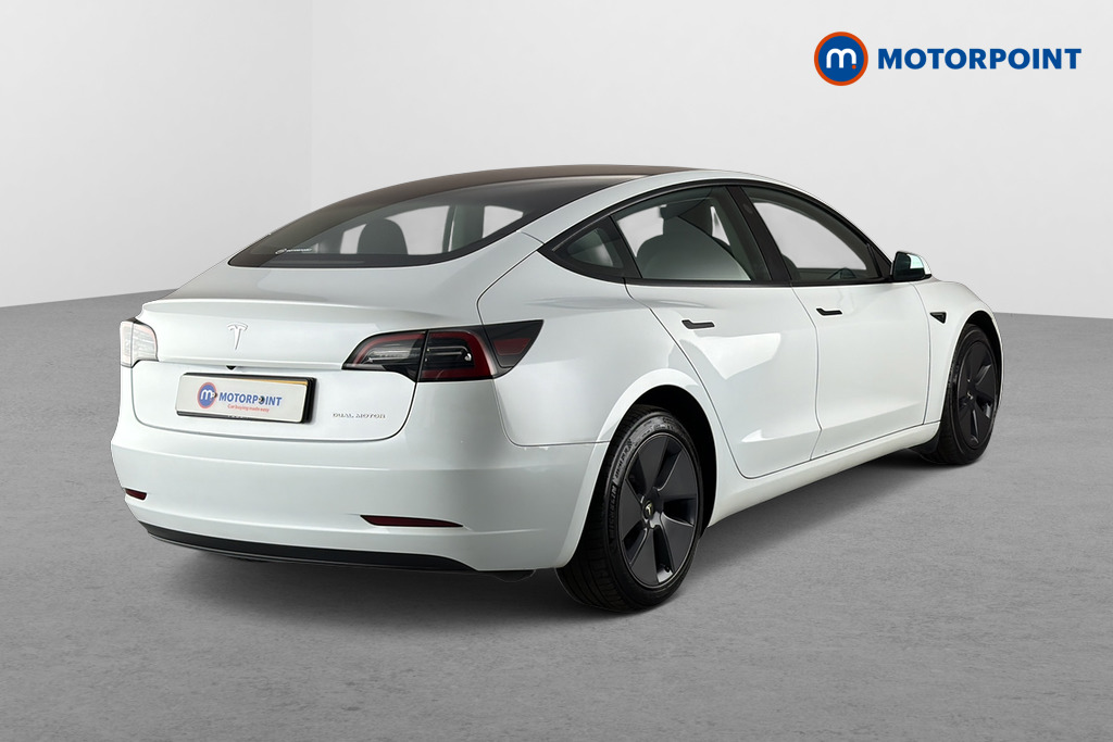 Tesla Model 3 Long Range Automatic Electric Saloon - Stock Number (1665456) - Passenger side rear corner