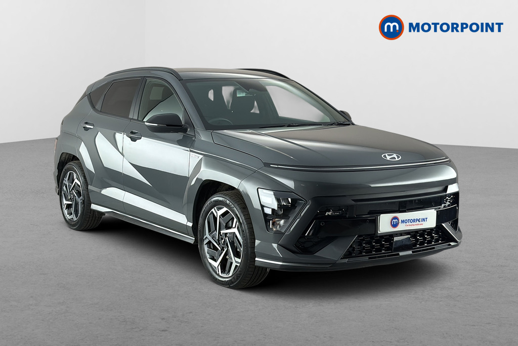 Hyundai Kona N Line Automatic Petrol-Electric Hybrid SUV - Stock Number (1666285) - Drivers side front corner