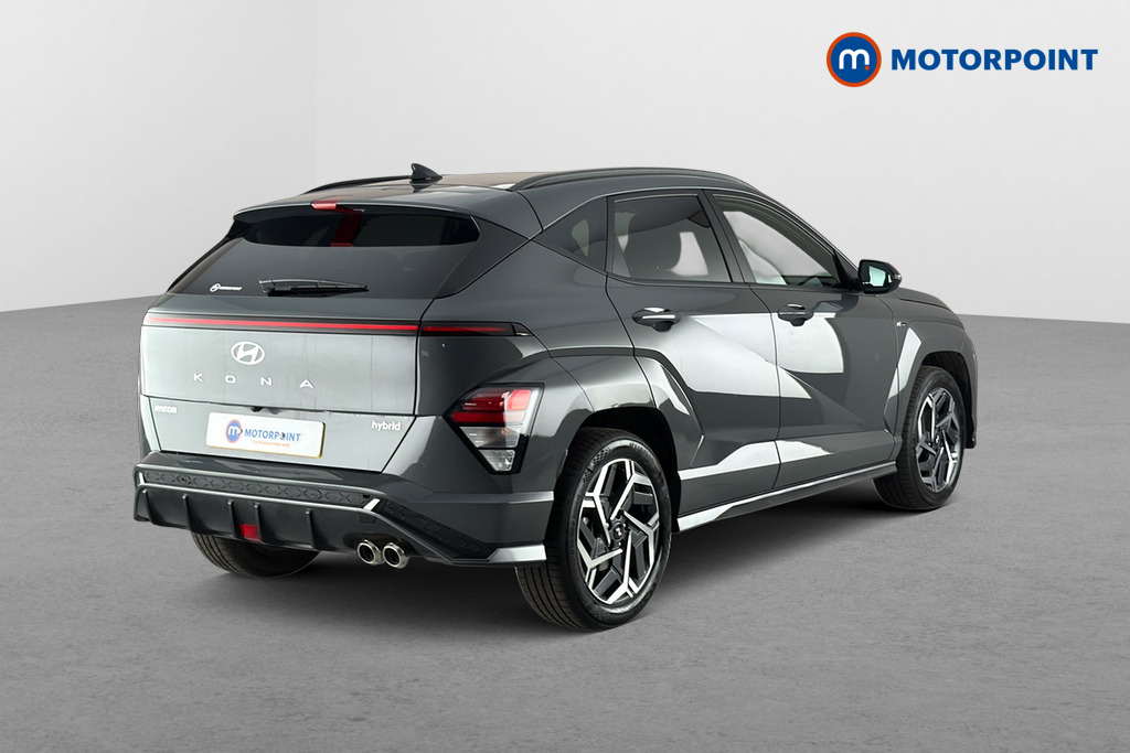 Hyundai Kona N Line Automatic Petrol-Electric Hybrid SUV - Stock Number (1666285) - Passenger side rear corner