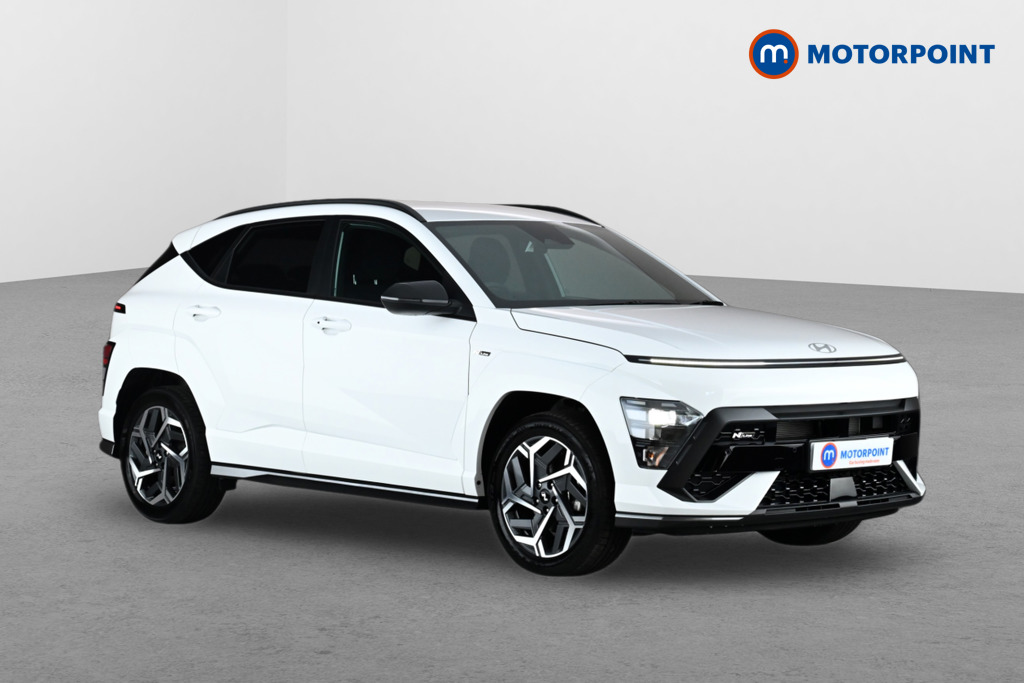 Hyundai Kona N Line Automatic Petrol-Electric Hybrid SUV - Stock Number (1668984) - Drivers side front corner