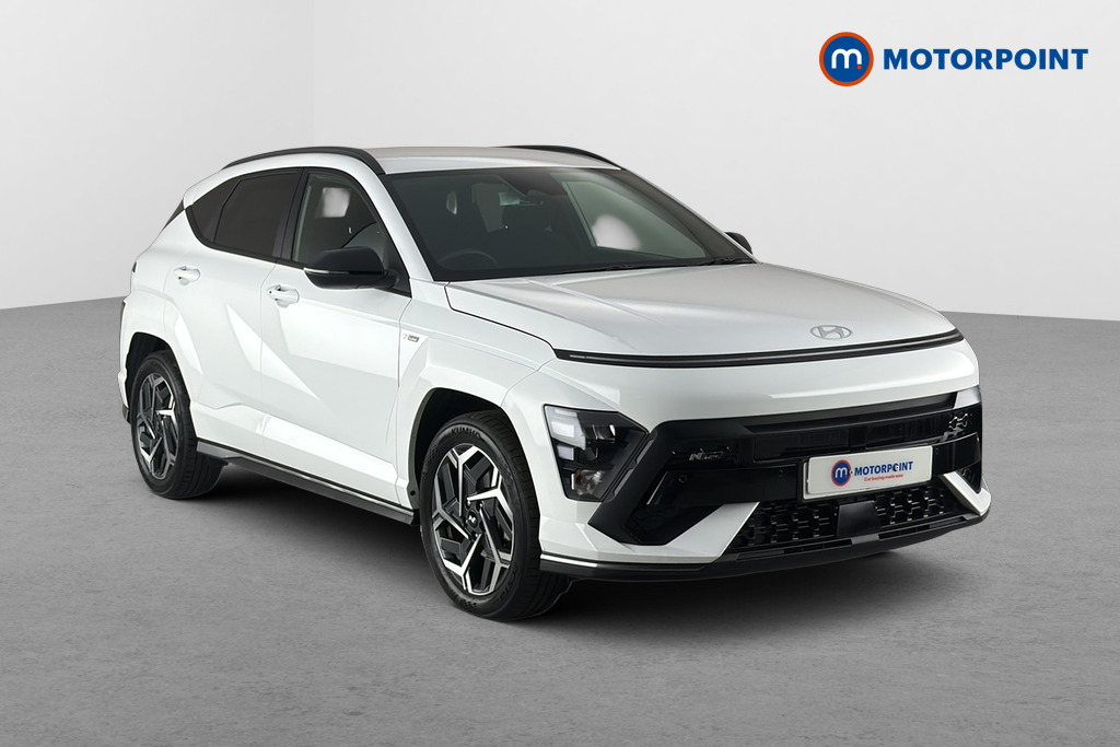 Hyundai Kona N Line Automatic Petrol-Electric Hybrid SUV - Stock Number (1669621) - Drivers side front corner