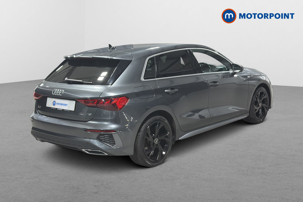 Audi A3 S Line Automatic Petrol Hatchback - Stock Number (1659244) - Passenger side rear corner