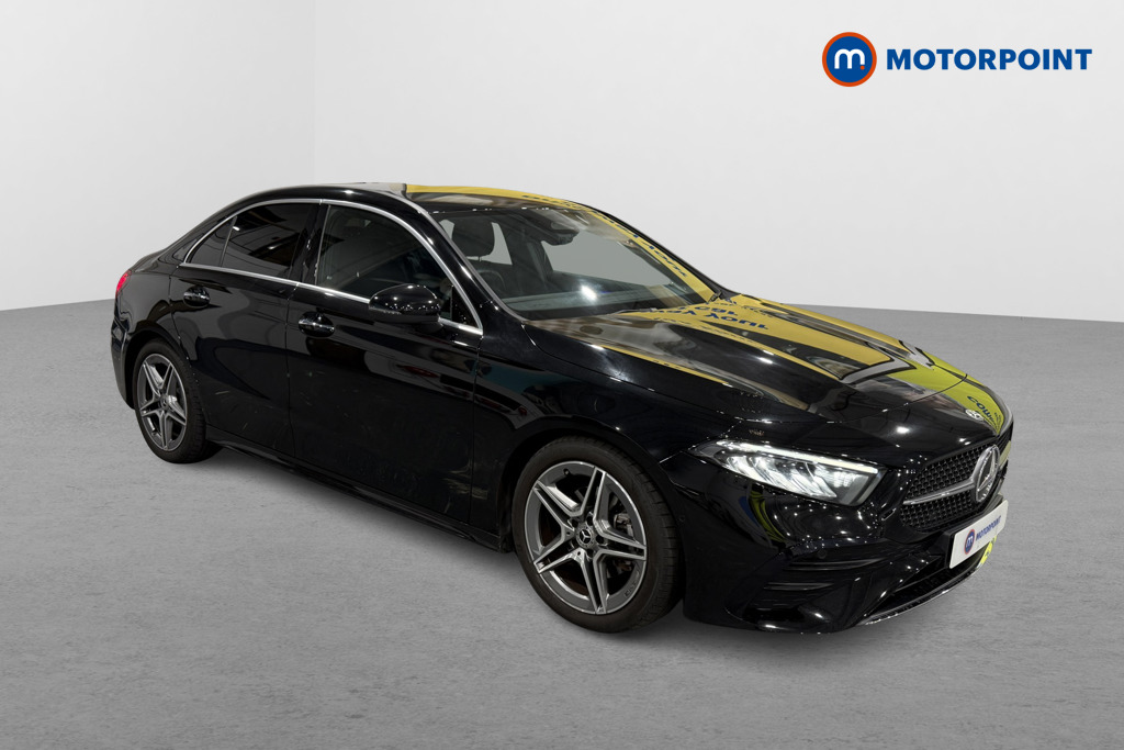 Mercedes-Benz A Class Amg Line Automatic Petrol Saloon - Stock Number (1665160) - Drivers side front corner
