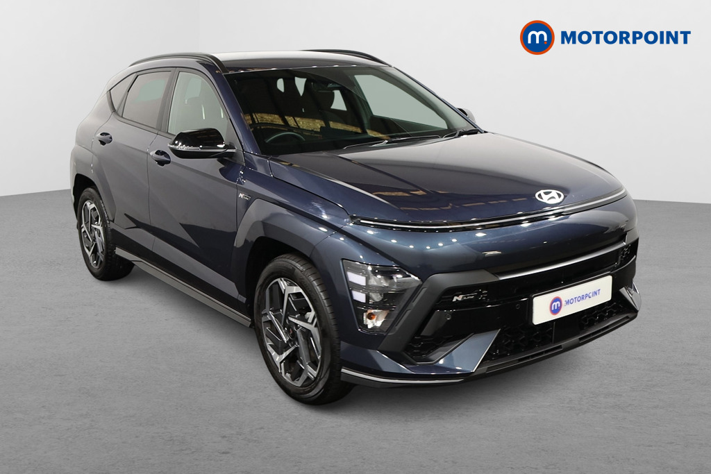Hyundai Kona N Line Automatic Petrol-Electric Hybrid SUV - Stock Number (1669341) - Drivers side front corner