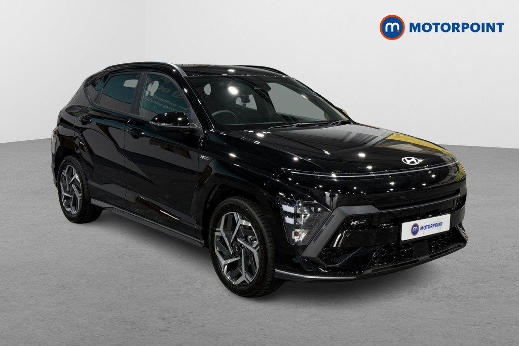 Hyundai Kona N Line Automatic Petrol-Electric Hybrid SUV - Stock Number (1666283) - Drivers side front corner