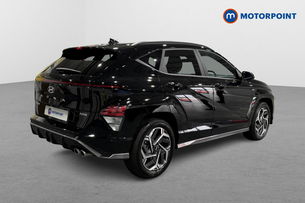 Hyundai Kona N Line Automatic Petrol-Electric Hybrid SUV - Stock Number (1666283) - Drivers side rear corner