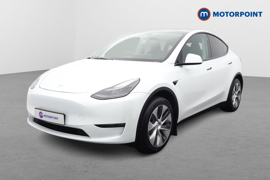 Tesla Model Y Long Range Automatic Electric SUV - Stock Number (1669436) - Passenger side front corner
