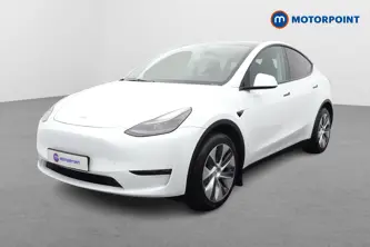 Tesla Model Y Long Range Automatic Electric SUV - Stock Number (1669436) - Passenger side front corner