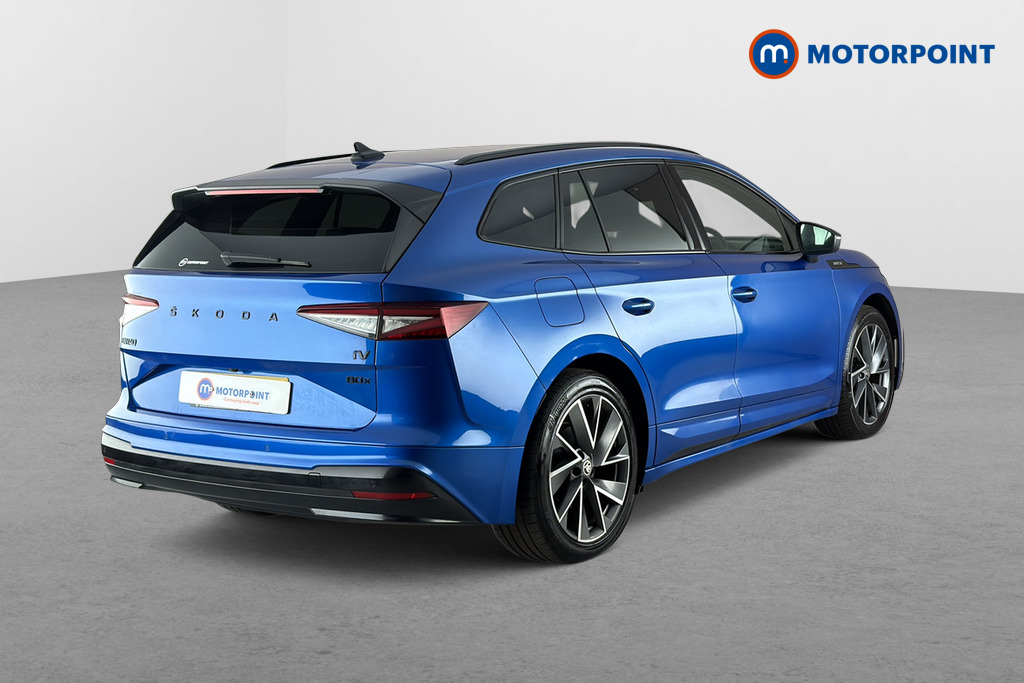 Skoda Enyaq 80X Sportline Plus Automatic Electric SUV - Stock Number (1669526) - Passenger side rear corner