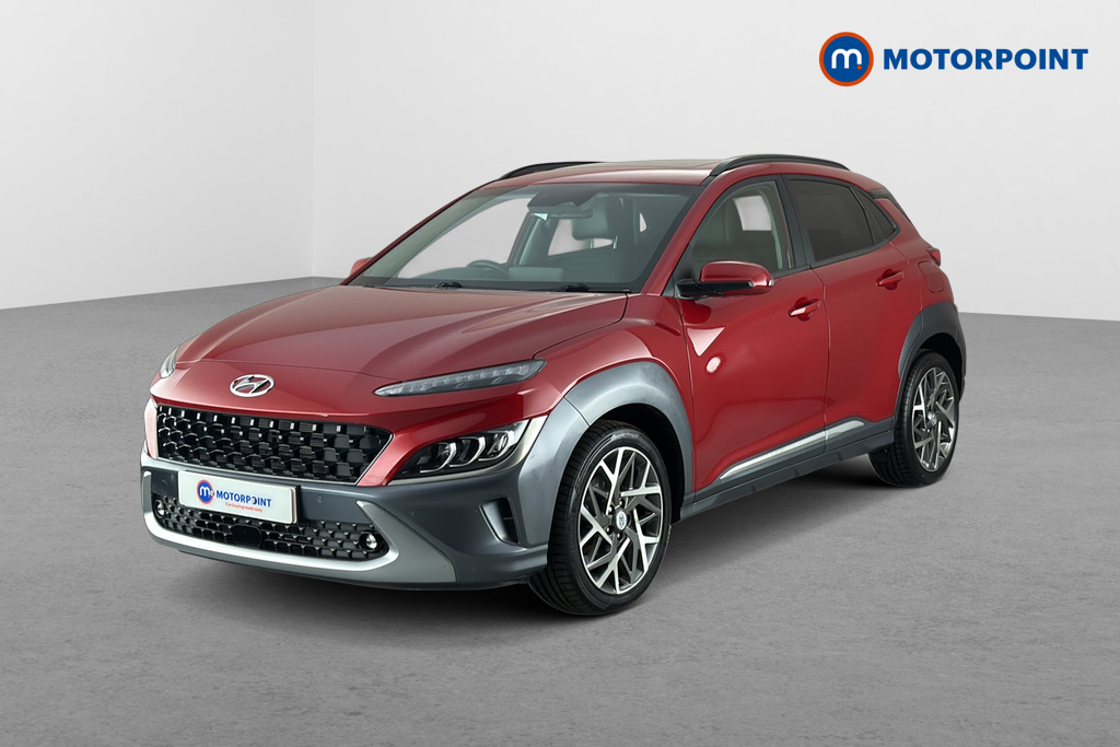 Hyundai Kona Ultimate Automatic Petrol-Electric Hybrid SUV - Stock Number (1669884) - Passenger side front corner
