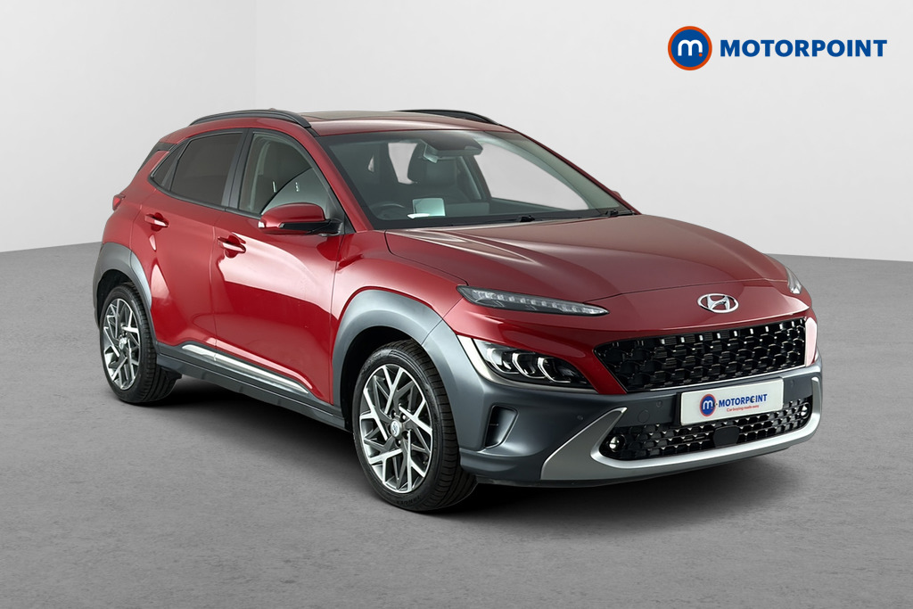 Hyundai Kona Ultimate Automatic Petrol-Electric Hybrid SUV - Stock Number (1669884) - Drivers side front corner
