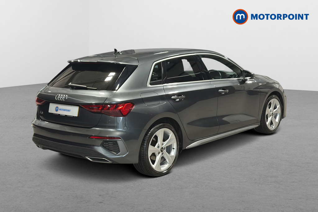 Audi A3 S Line Automatic Petrol Hatchback - Stock Number (1655277) - Passenger side rear corner