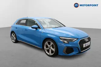 Audi A3 S Line Automatic Petrol Hatchback - Stock Number (1666976) - Drivers side front corner