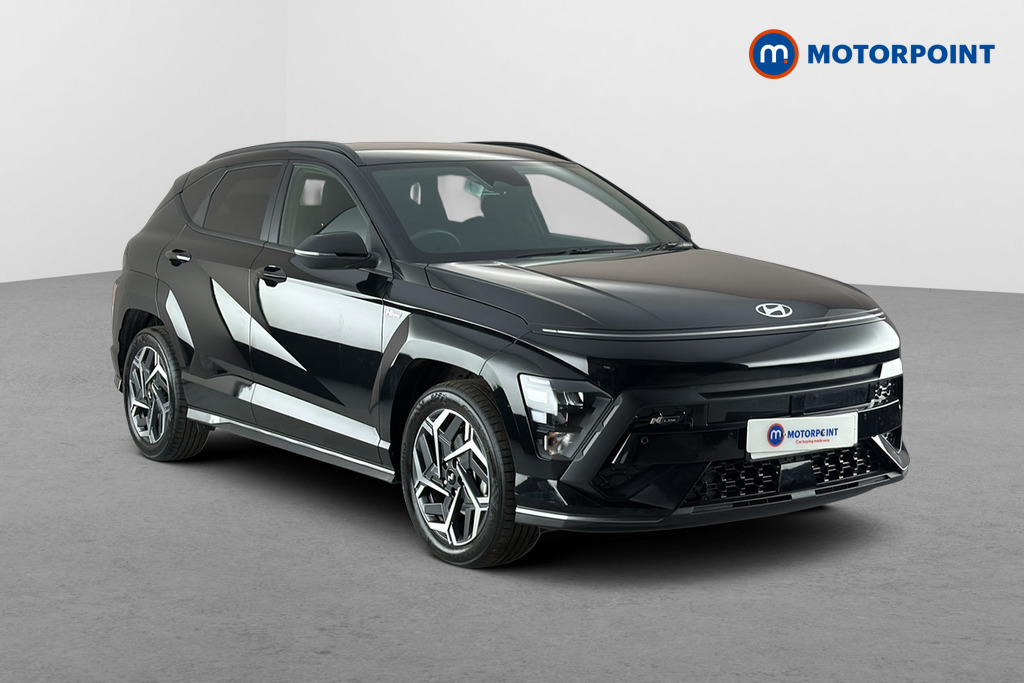 Hyundai Kona N Line Automatic Petrol-Electric Hybrid SUV - Stock Number (1667361) - Drivers side front corner