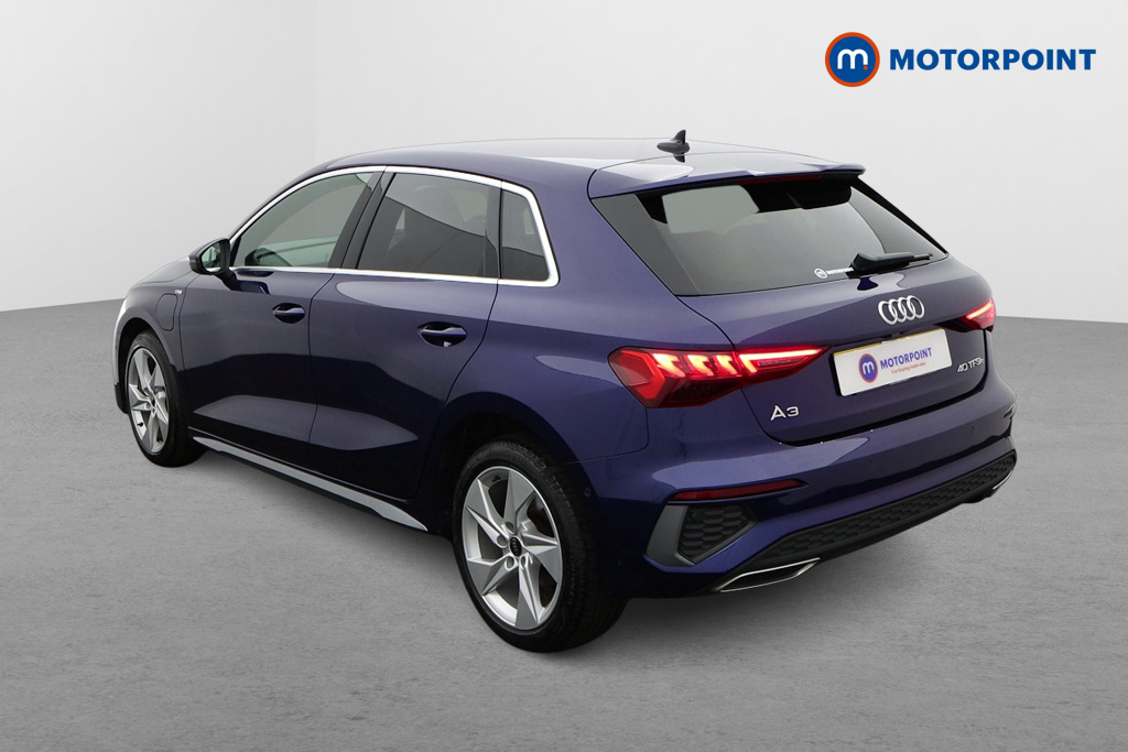 Audi A3 S Line Automatic Petrol Plug-In Hybrid Hatchback - Stock Number (1669406) - Passenger side rear corner