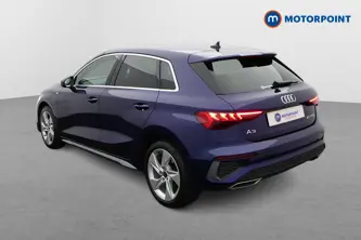 Audi A3 S Line Automatic Petrol Plug-In Hybrid Hatchback - Stock Number (1669406) - Passenger side rear corner