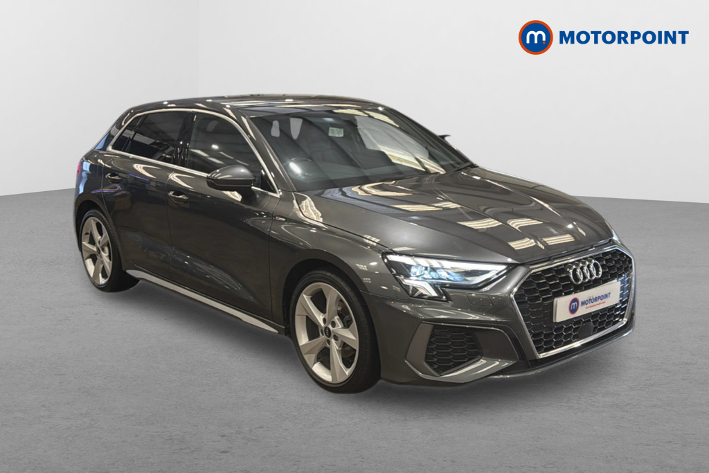 Audi A3 S Line Manual Petrol Hatchback - Stock Number (1669449) - Drivers side front corner