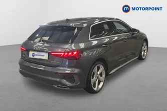 Audi A3 S Line Manual Petrol Hatchback - Stock Number (1669449) - Drivers side rear corner