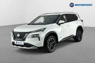 Nissan X-Trail Tekna Automatic Petrol-Electric Hybrid SUV - Stock Number (1667869) - Passenger side front corner