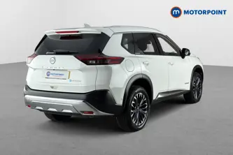 Nissan X-Trail Tekna Automatic Petrol-Electric Hybrid SUV - Stock Number (1667869) - Passenger side rear corner