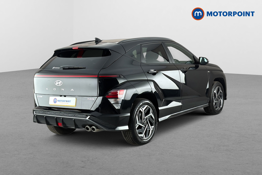 Hyundai Kona N Line Automatic Petrol-Electric Hybrid SUV - Stock Number (1669623) - Passenger side rear corner