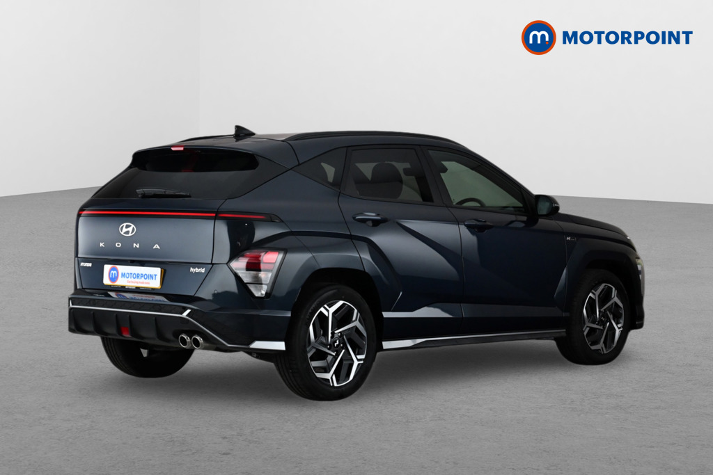 Hyundai Kona N Line Automatic Petrol-Electric Hybrid SUV - Stock Number (1669625) - Drivers side rear corner