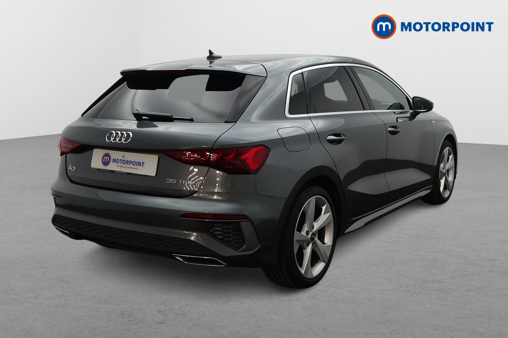 Audi A3 S Line Manual Petrol Hatchback - Stock Number (1671498) - Drivers side rear corner