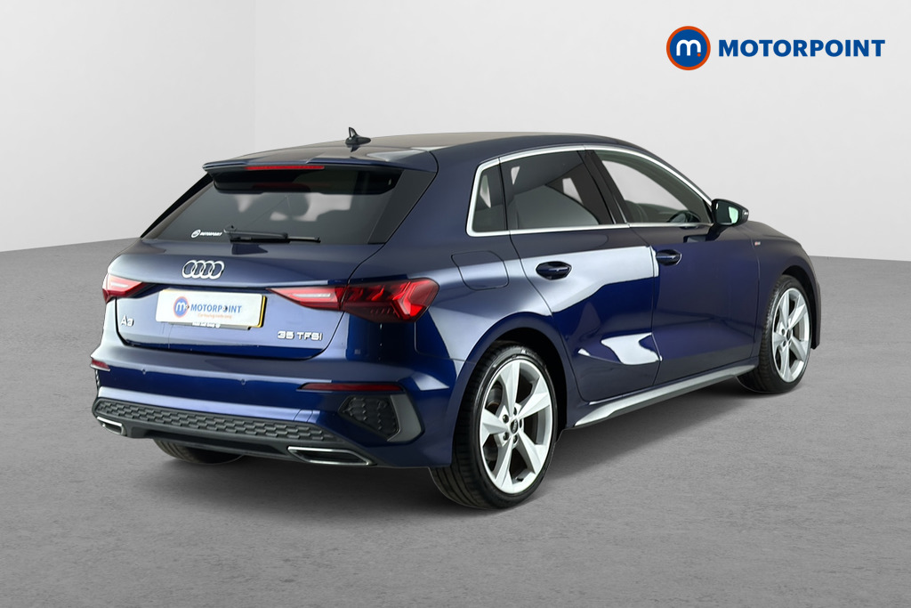 Audi A3 S Line Automatic Petrol Hatchback - Stock Number (1672020) - Passenger side rear corner
