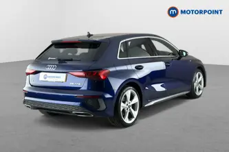 Audi A3 S Line Automatic Petrol Hatchback - Stock Number (1672020) - Passenger side rear corner