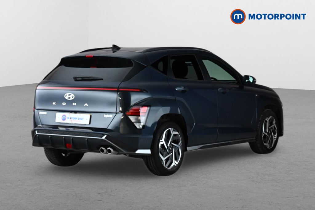 Hyundai Kona N Line Automatic Petrol-Electric Hybrid SUV - Stock Number (1667362) - Drivers side rear corner