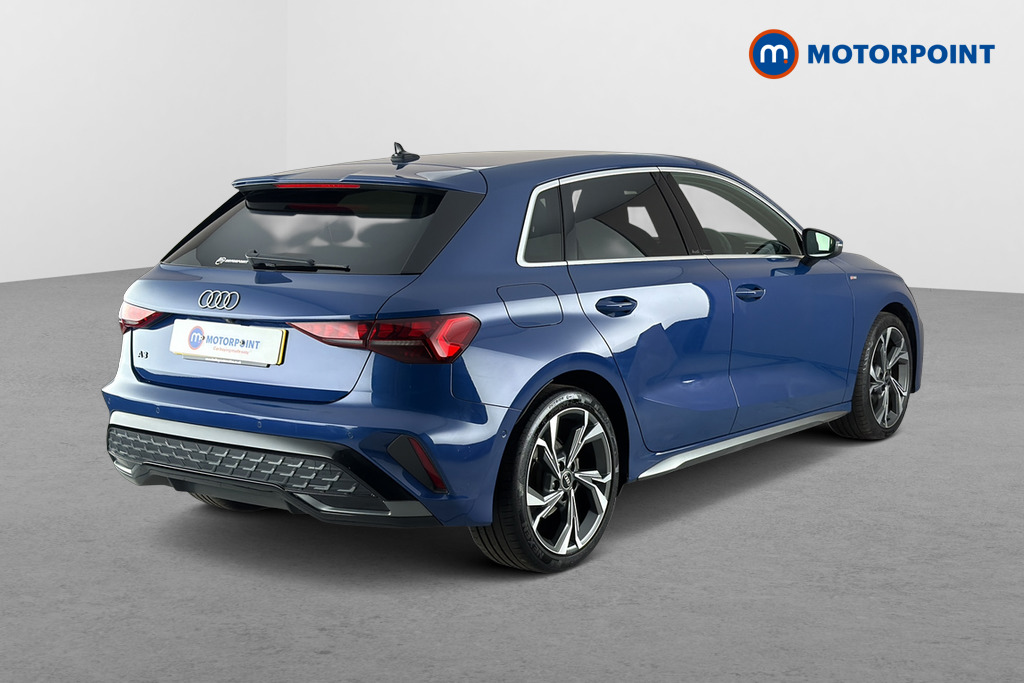 Audi A3 S Line Automatic Petrol Hatchback - Stock Number (1673439) - Passenger side rear corner