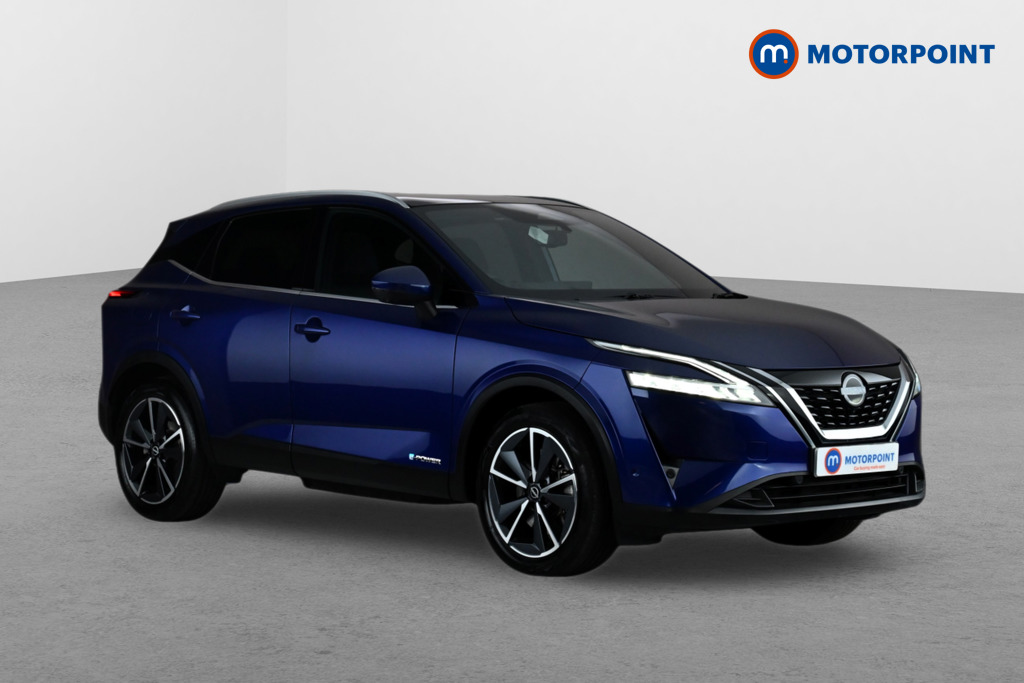 Nissan Qashqai Tekna Automatic Petrol-Electric Hybrid SUV - Stock Number (1668077) - Drivers side front corner