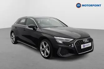 Audi A3 S Line Manual Petrol Hatchback - Stock Number (1668492) - Drivers side front corner