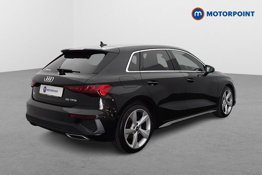 Audi A3 S Line Manual Petrol Hatchback - Stock Number (1668492) - Drivers side rear corner
