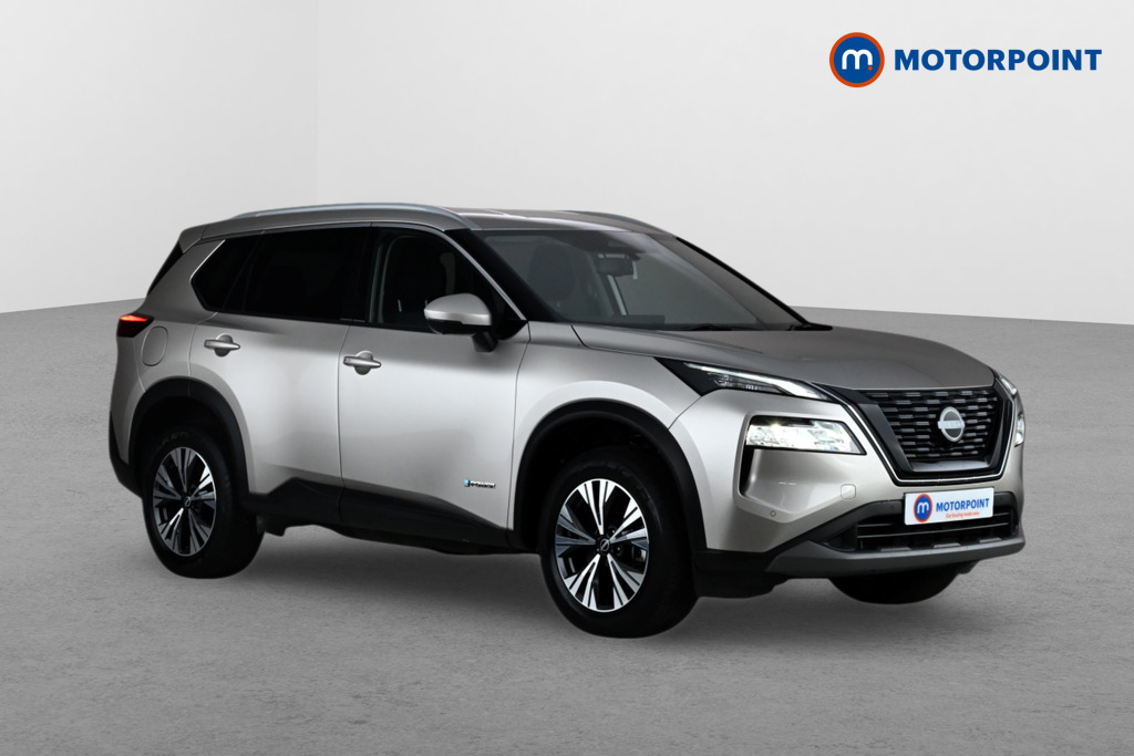 Nissan X-Trail N-Connecta Automatic Petrol-Electric Hybrid SUV - Stock Number (1671575) - Drivers side front corner