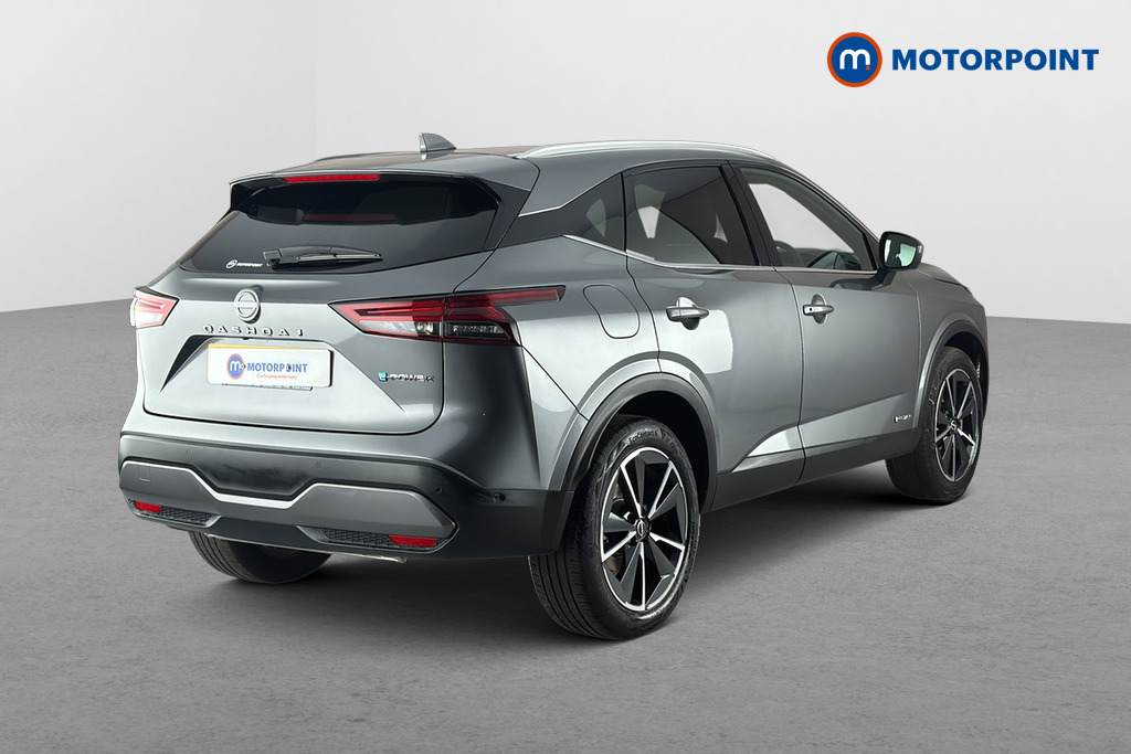 Nissan Qashqai Tekna Automatic Petrol-Electric Hybrid SUV - Stock Number (1672322) - Passenger side rear corner