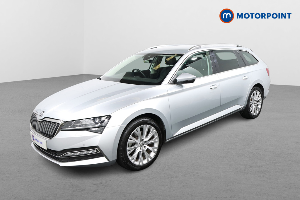 Skoda Superb Se L Automatic Petrol Plug-In Hybrid Estate - Stock Number (1669434) - Passenger side front corner