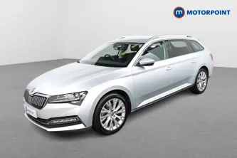 Skoda Superb Se L Automatic Petrol Plug-In Hybrid Estate - Stock Number (1669434) - Passenger side front corner
