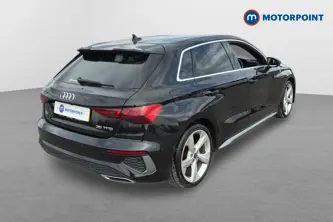 Audi A3 S Line Automatic Petrol Hatchback - Stock Number (1671102) - Drivers side rear corner