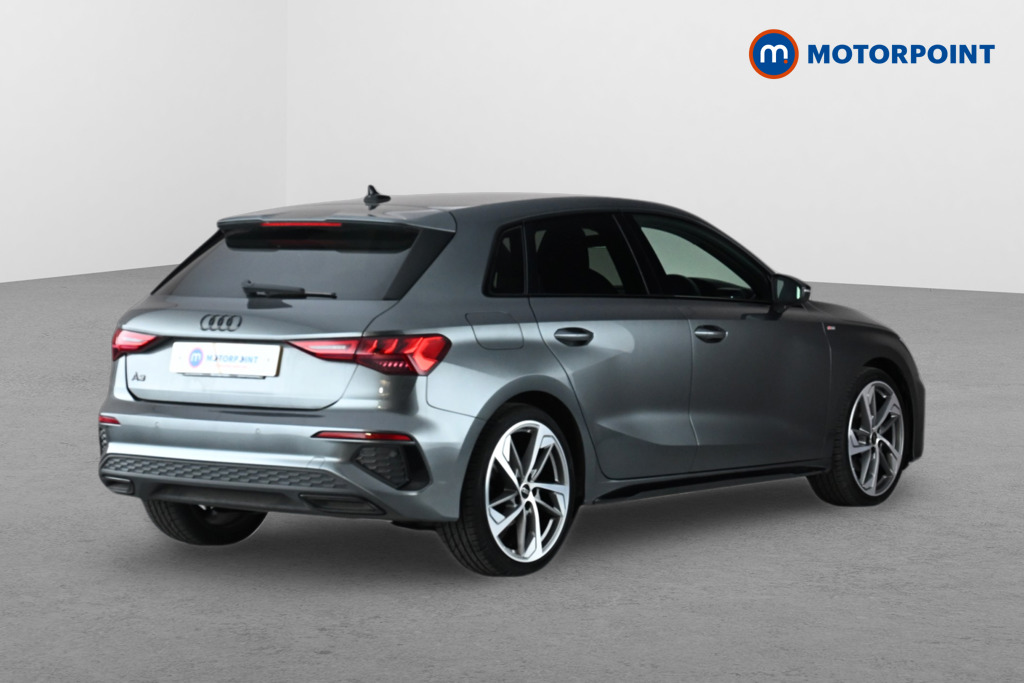 Audi A3 Black Edition Manual Petrol Hatchback - Stock Number (1673117) - Drivers side rear corner