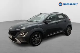Hyundai Kona Premium Automatic Petrol-Electric Hybrid SUV - Stock Number (1663260) - Passenger side front corner