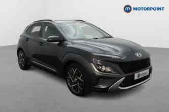 Hyundai Kona Premium Automatic Petrol-Electric Hybrid SUV - Stock Number (1663260) - Drivers side front corner