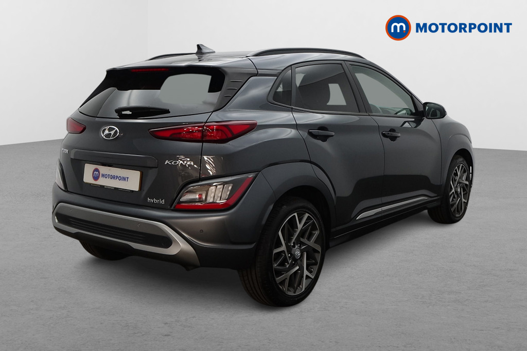 Hyundai Kona Premium Automatic Petrol-Electric Hybrid SUV - Stock Number (1663260) - Drivers side rear corner