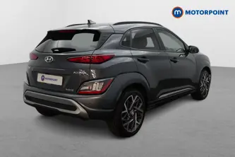 Hyundai Kona Premium Automatic Petrol-Electric Hybrid SUV - Stock Number (1663260) - Drivers side rear corner
